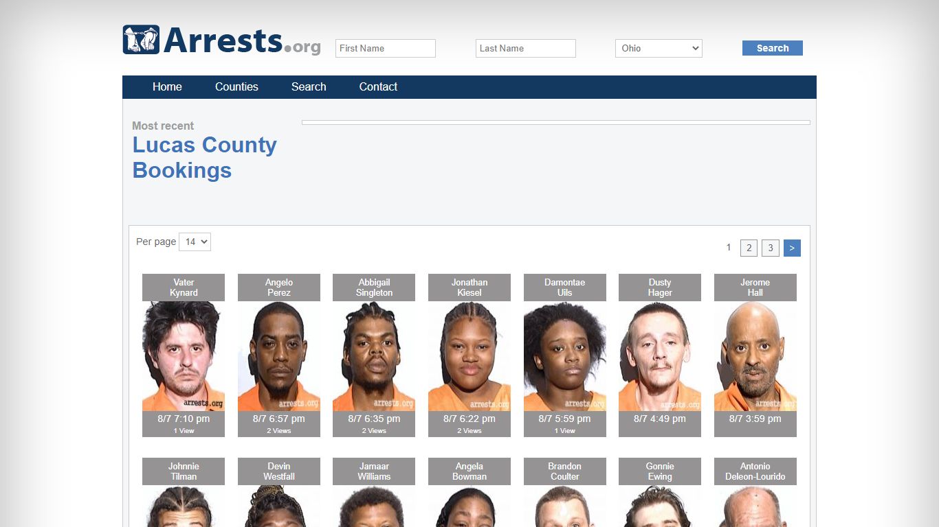 Lucas County Arrests and Inmate Search